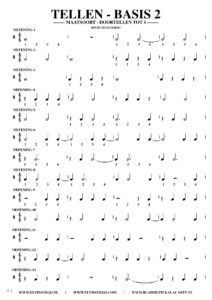 free sheetmusic for piano - Counting Basics 2