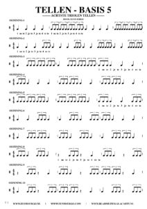 free sheetmusic for piano - Counting Basics 5