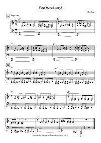 Even More Lucky! – free free sheetmusic for piano, keyboard, hammond - Even More Lucky!