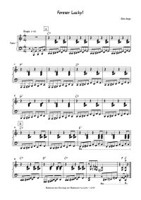 Forever Lucky! – free free sheetmusic for piano, keyboard, hammond - Forever Lucky!